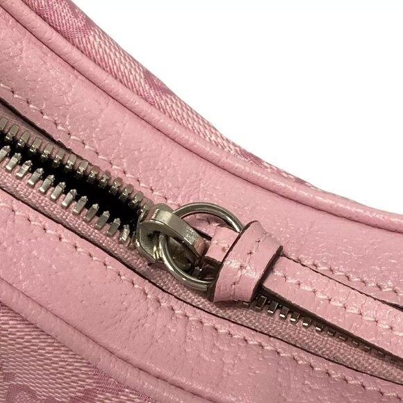 Auth GUCCI Attache Small Shoulder Bag Pink Green Red Coated Canvas 1583-111524 - Picture 10 of 14